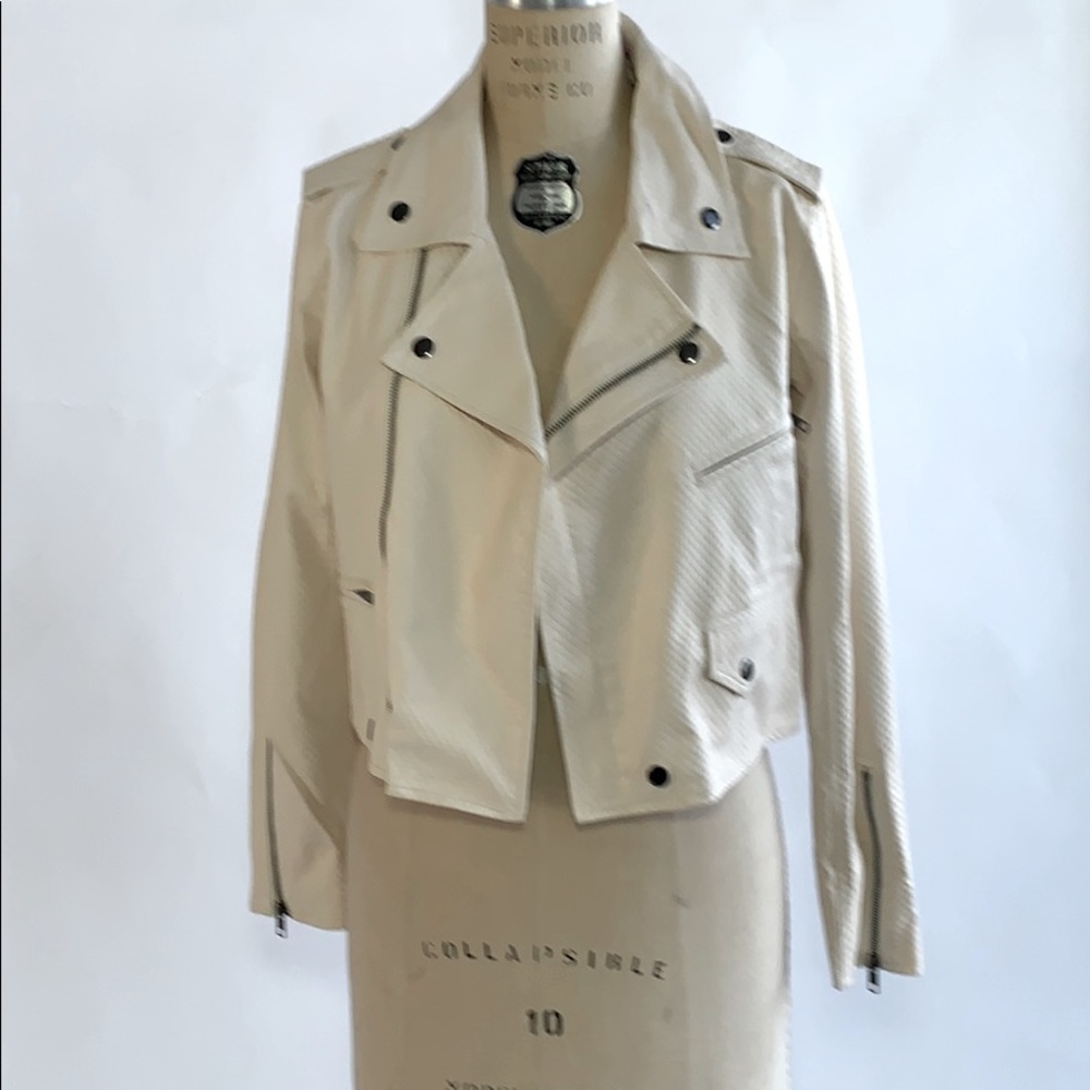 Perforated Motorcycle Jacket